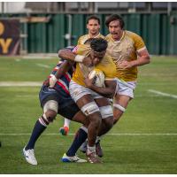 NOLA Gold's Malcolm May fights through a tackle
