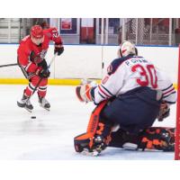 New Jersey Titans forward Jake LaRusso moves in on goal