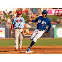 Miguel Vargas of the Tulsa Drillers vs. the Springfield Cardinals
