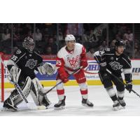 Grand Rapids Griffins right wing Dominik Shine vs. the Ontario Reign